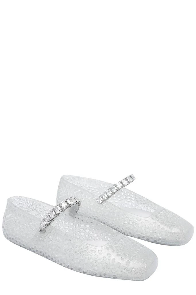 Jimmy Choo Jimmy Choo The Jelly Embellished Ballerina Flats 3