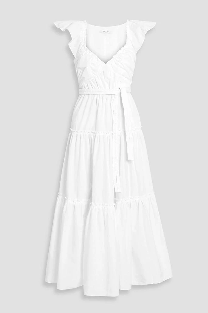 Derek Lam Anastasia tiered cotton-poplin midi dress 1
