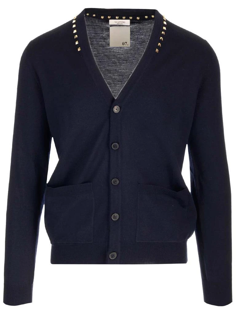 Valentino Valentino Garavani Rockstud Knit Cardigan 1