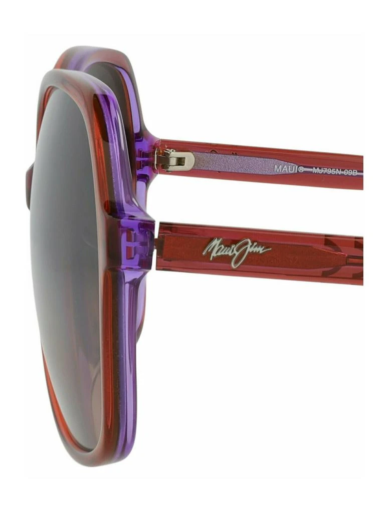Maui Jim Round-Frame Acetate Sunglasses 4