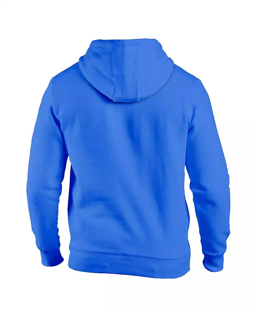 Shop Men's Blue Chelsea Retro Color Badge Fleece Pullover Hoodie