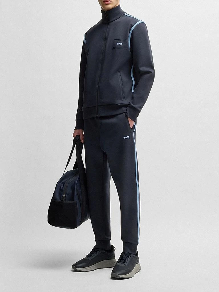 Hugo Boss Zip-Up Sweatshirt with Logo Artwork 6