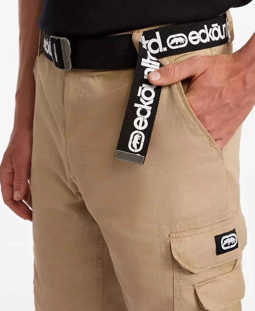 Ecko Unltd Men's The Leader Belted Cargo Shorts 4