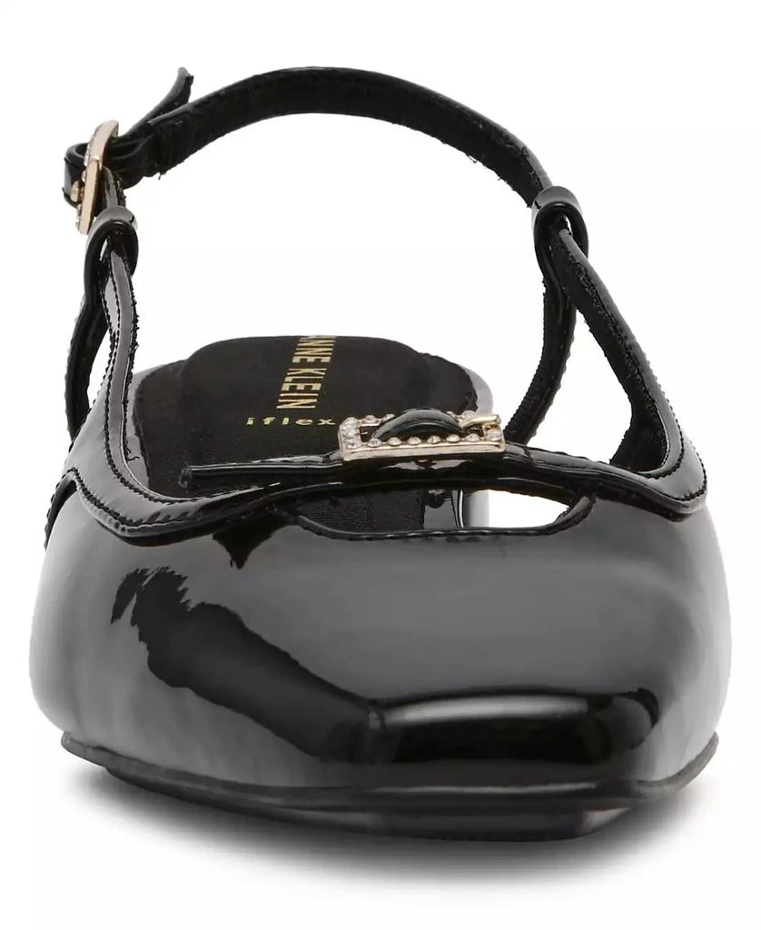 Anne Klein Women's Natalie Snip Toe Slingback Flats 7