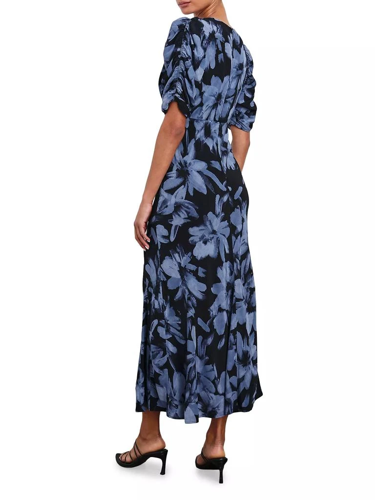 Rails Zariah Short Sleeve Floral A-Line Midi-Dress 4