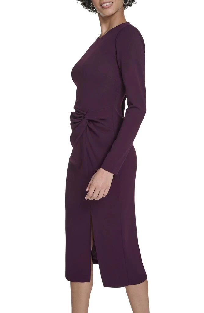 Calvin Klein Knot Waist Midi Sheath Dress 4