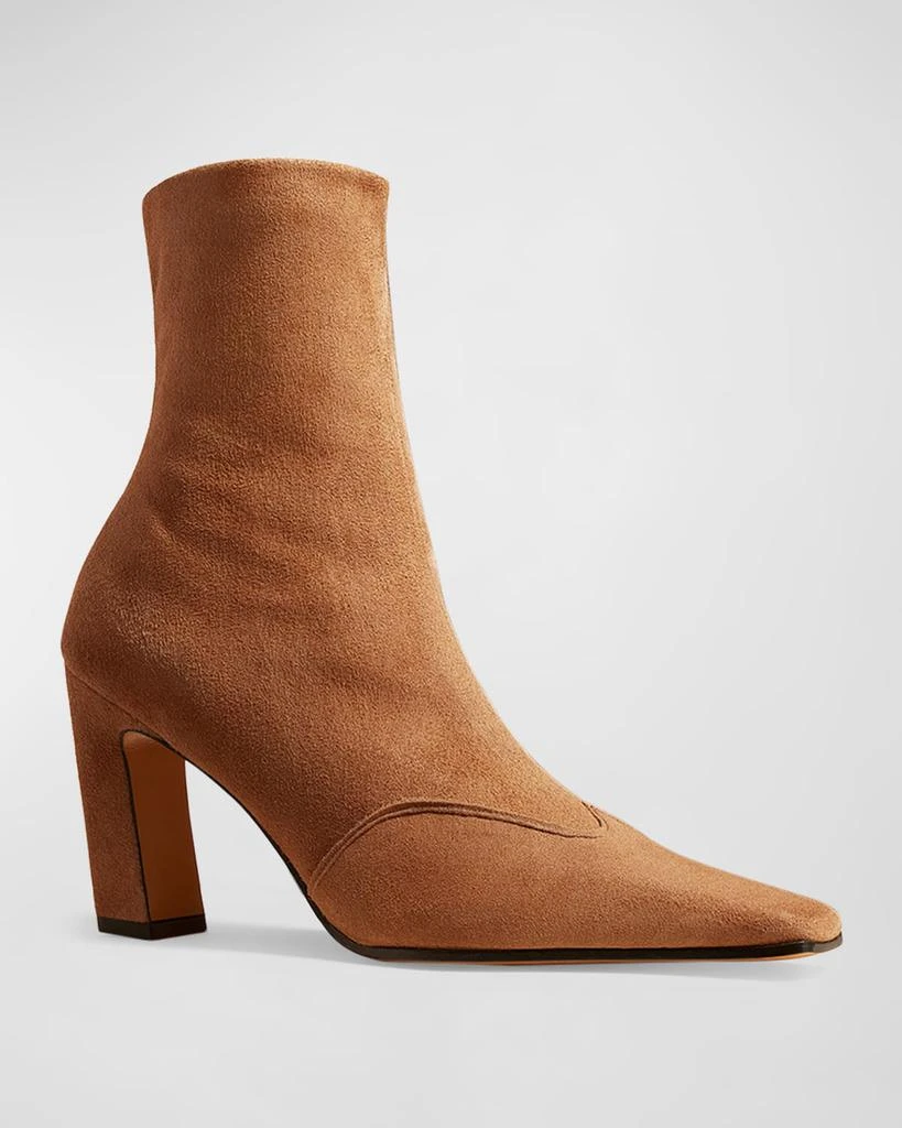 Khaite Nevada Suede Ankle Booties 3