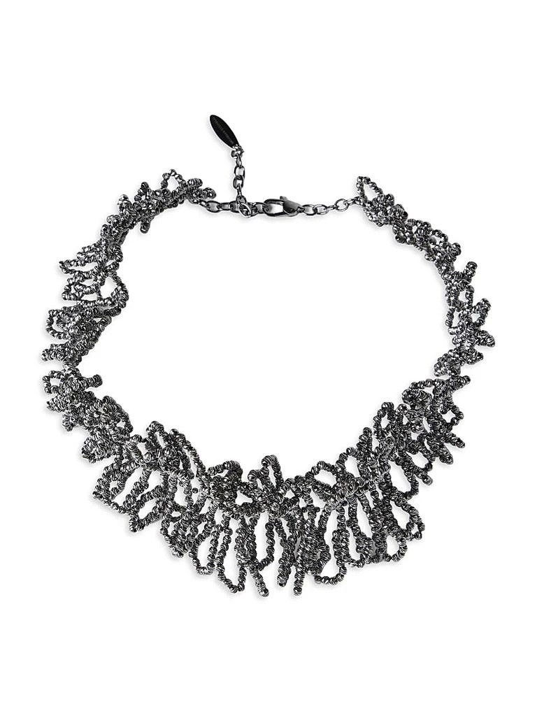 Brunello Cucinelli Sterling Silver Choker Necklace