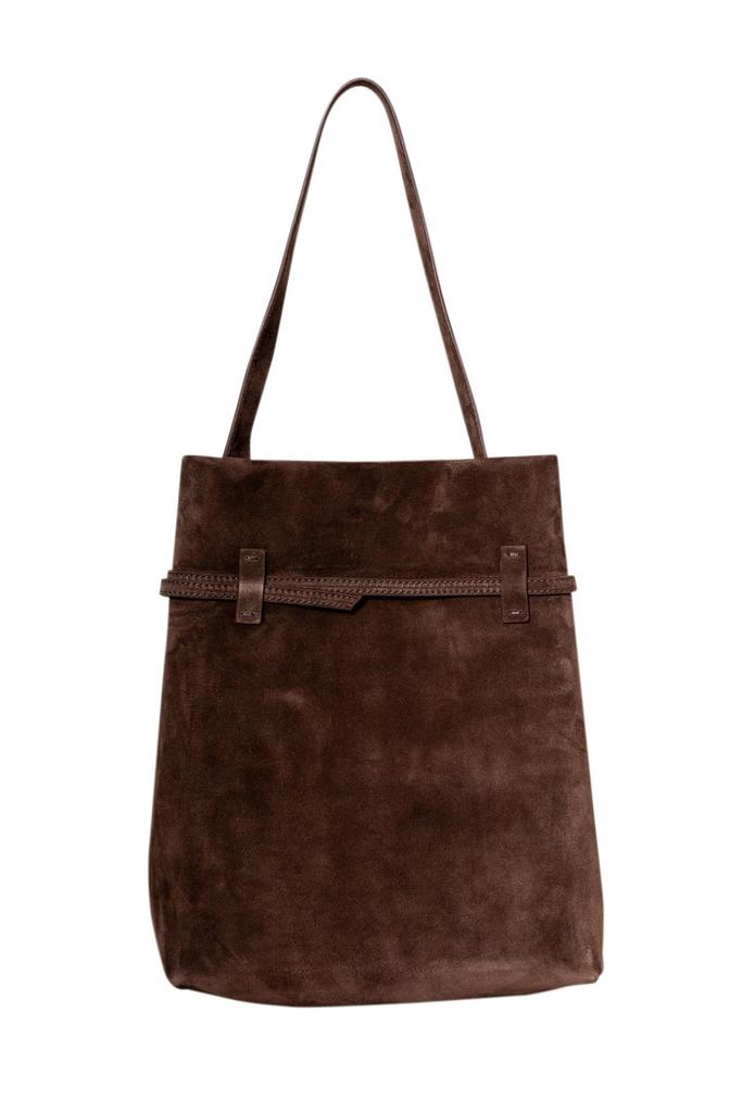 Manu Atelier Manu Atelier Tote Du Jour Belt-Detailed Tote Bag