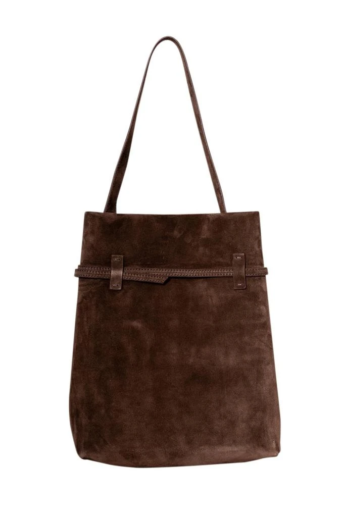 Manu Atelier Manu Atelier Tote Du Jour Belt-Detailed Tote Bag 2