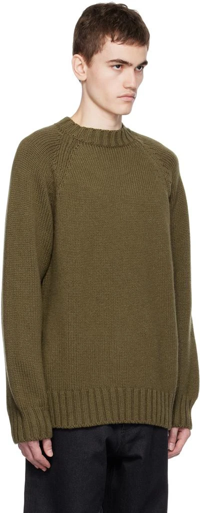 3MAN Khaki Raglan Sweater 2