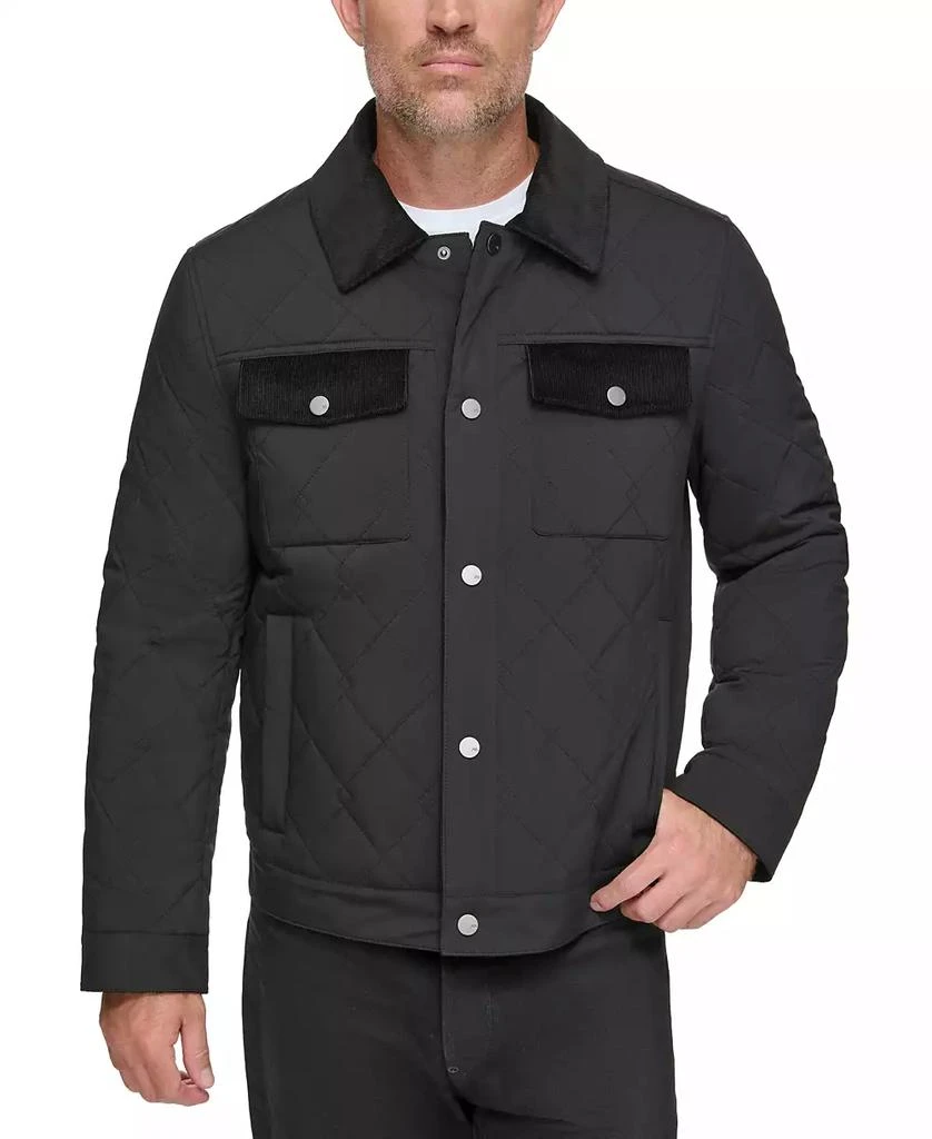 Marc New York by Andrew Marc Men's Walkerton Chain Link Trucker Jacket 1