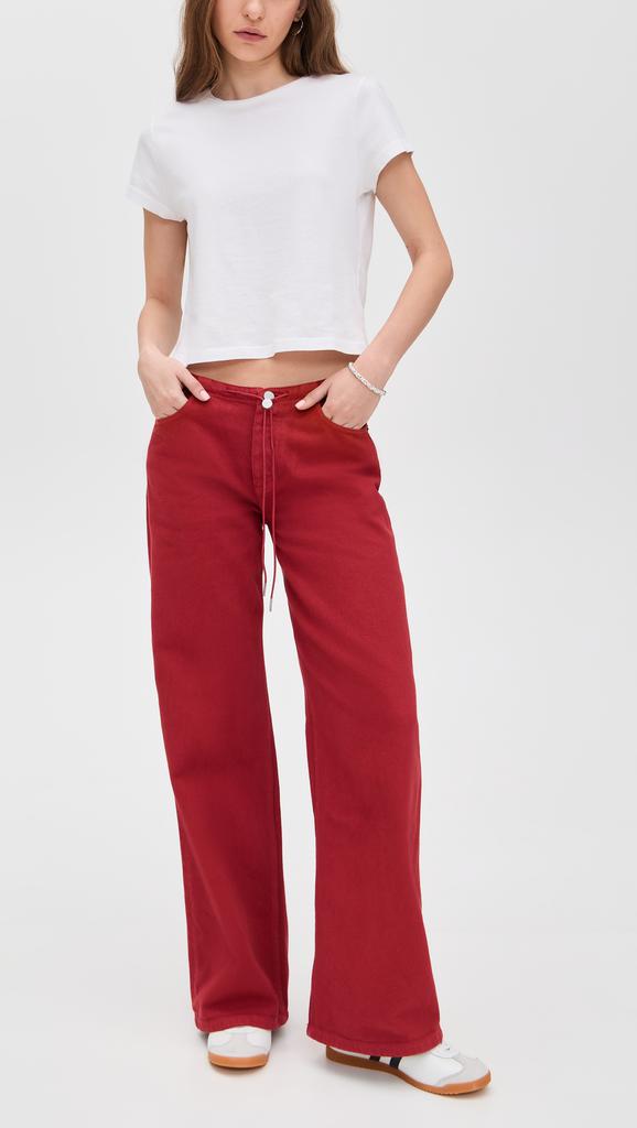 Still Here Cool in Brick Jeans