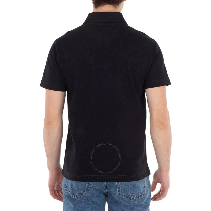 Burberry Logo Embroidered Straight Hem Cotton Polo Shirt 3