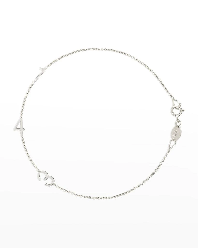 Maya Brenner Designs Mini 3-Number Bracelet 1