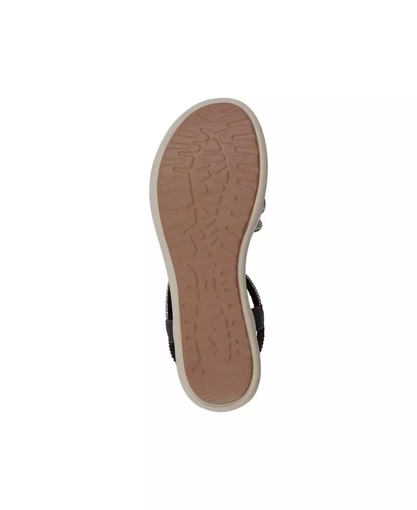 GC Shoes Women's Emory Embellished Wedge Sandals 5