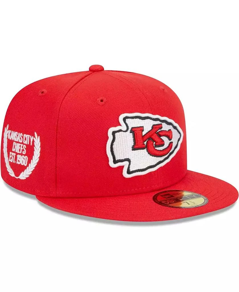 New Era Men's Red Kansas City Chiefs Camo Undervisor 59FIFTY Fitted Hat 1