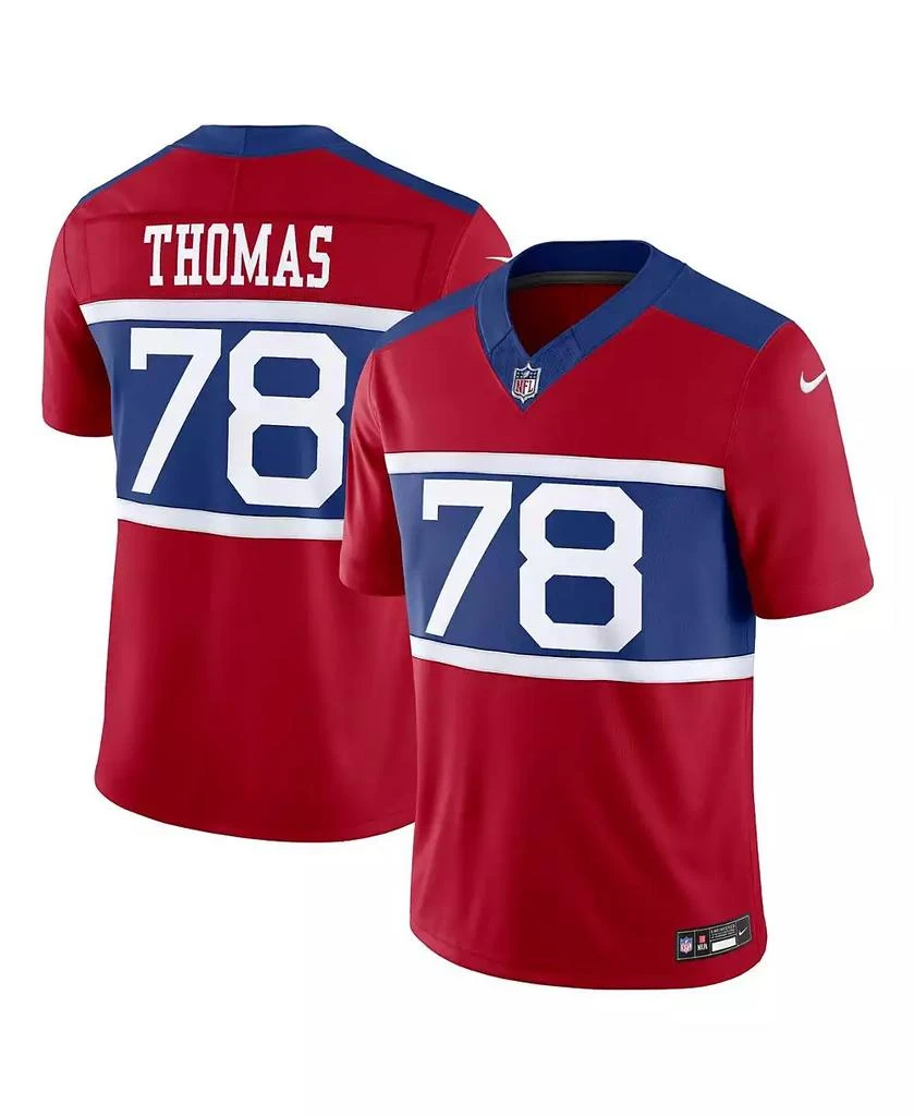 NIKE Men's Andrew Thomas Century Red New York Giants Alternate Vapor F.U.S.E. Limited Jersey 1