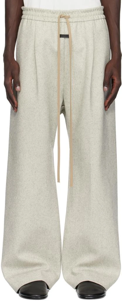 Fear of god Gray Military Wool Wide Leg Sweatpants 1