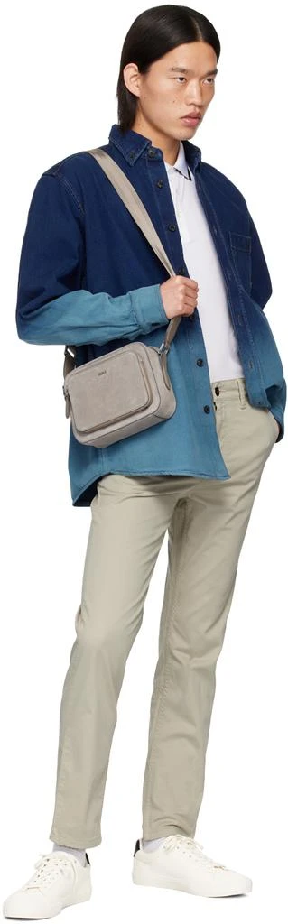 Hugo Boss Taupe Suede Bag 4