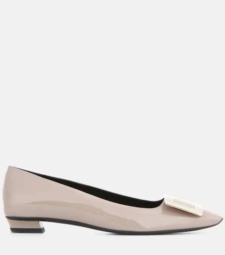 Roger Vivier Belle Vivier patent-leather ballet flats 4