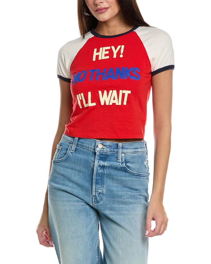 MOTHER MOTHER Denim The Itty Bitty Concert Ringer T-Shirt 1