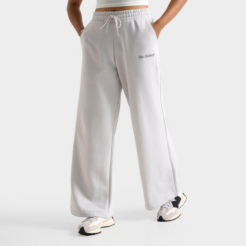 New Balance Women's New Balance Script Wide Leg Fleece Pants