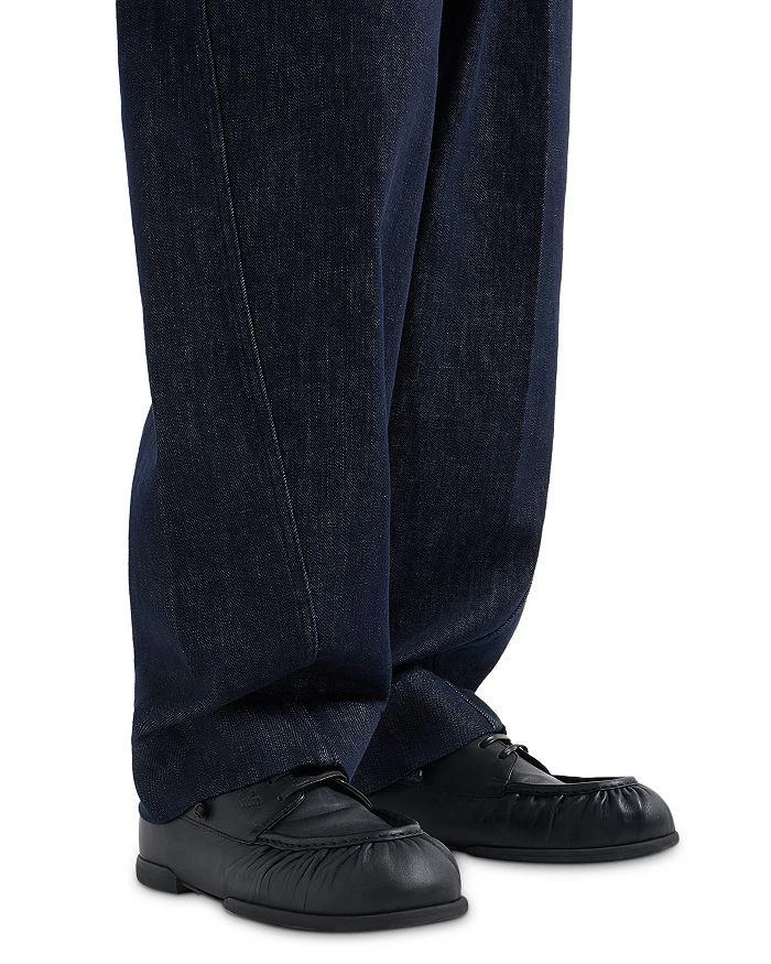 Emporio Armani Baggy Fit Jeans in Dark Blue 5
