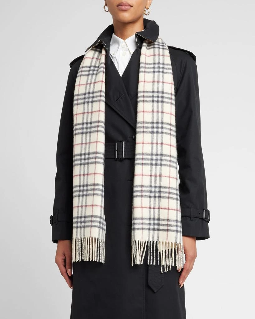 Burberry Vintage Check Cashmere Scarf 2