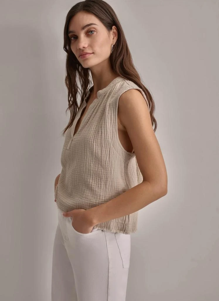 DKNY DOUBLE CREPE GAUZE SHIRT 4