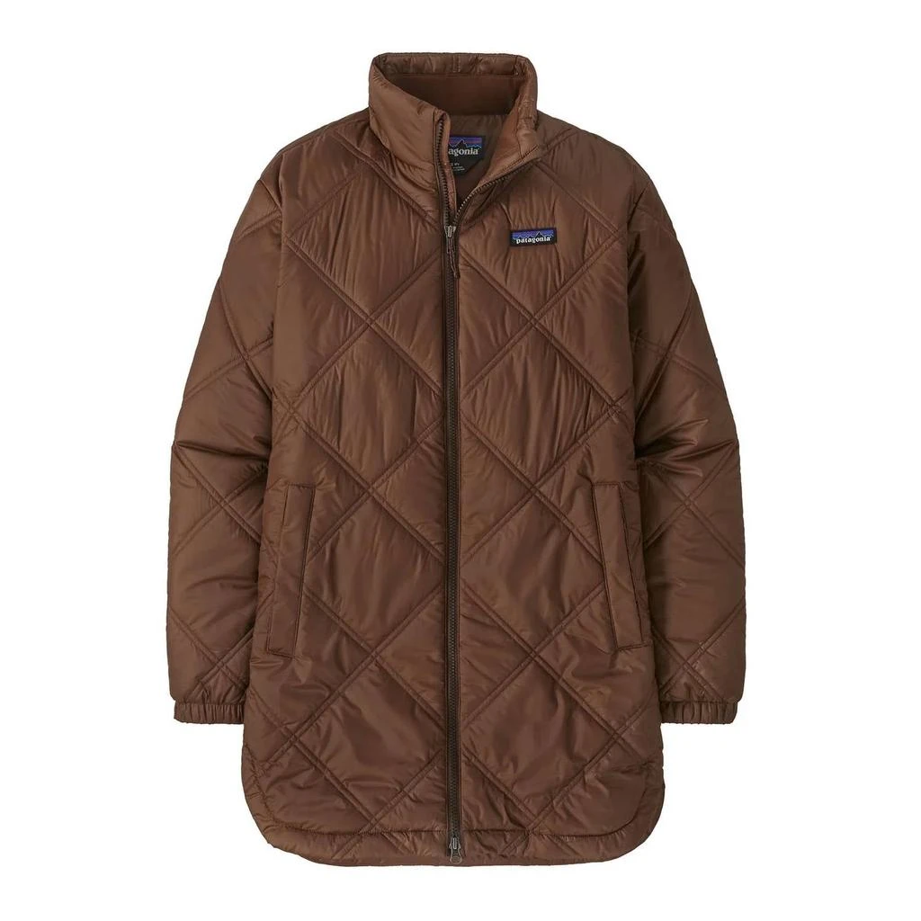 Patagonia Women's Pine Bank Insulated Parka In Molasses Brown 3