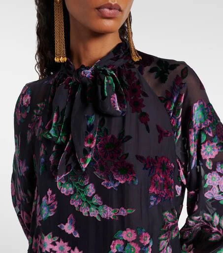 ETRO Printed tie-neck blouse 4