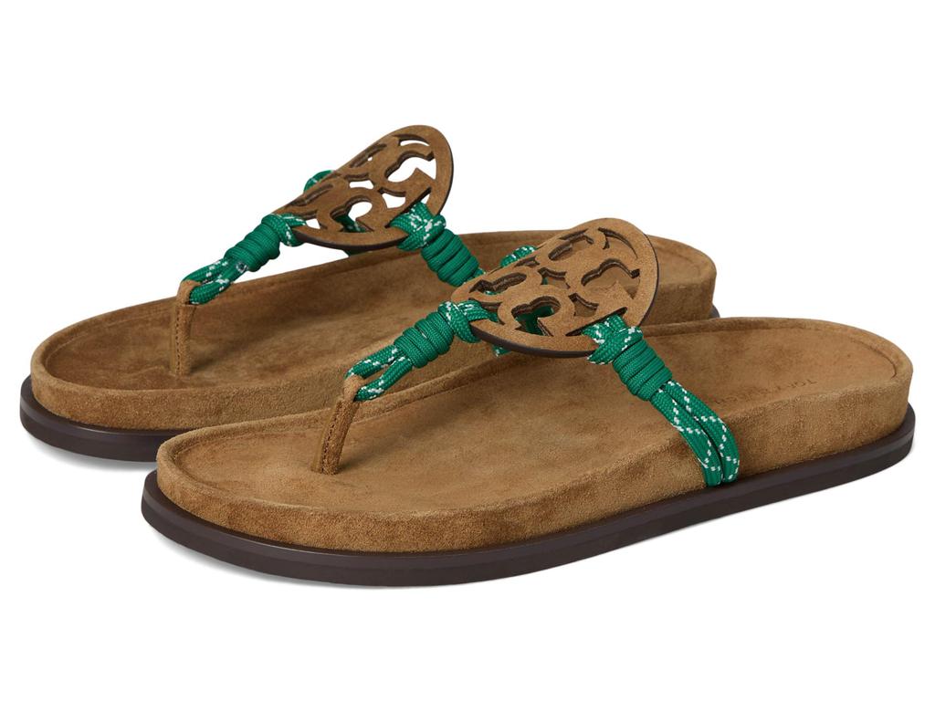 Tory Burch Raffia Sandal Wedge 80mm - Sandals - Free