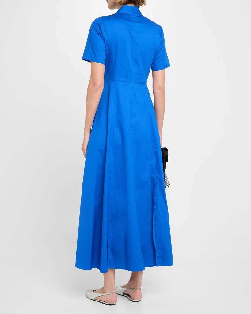 Evi Grintela Nicole Side-Slit Cotton Maxi Shirtdress 3