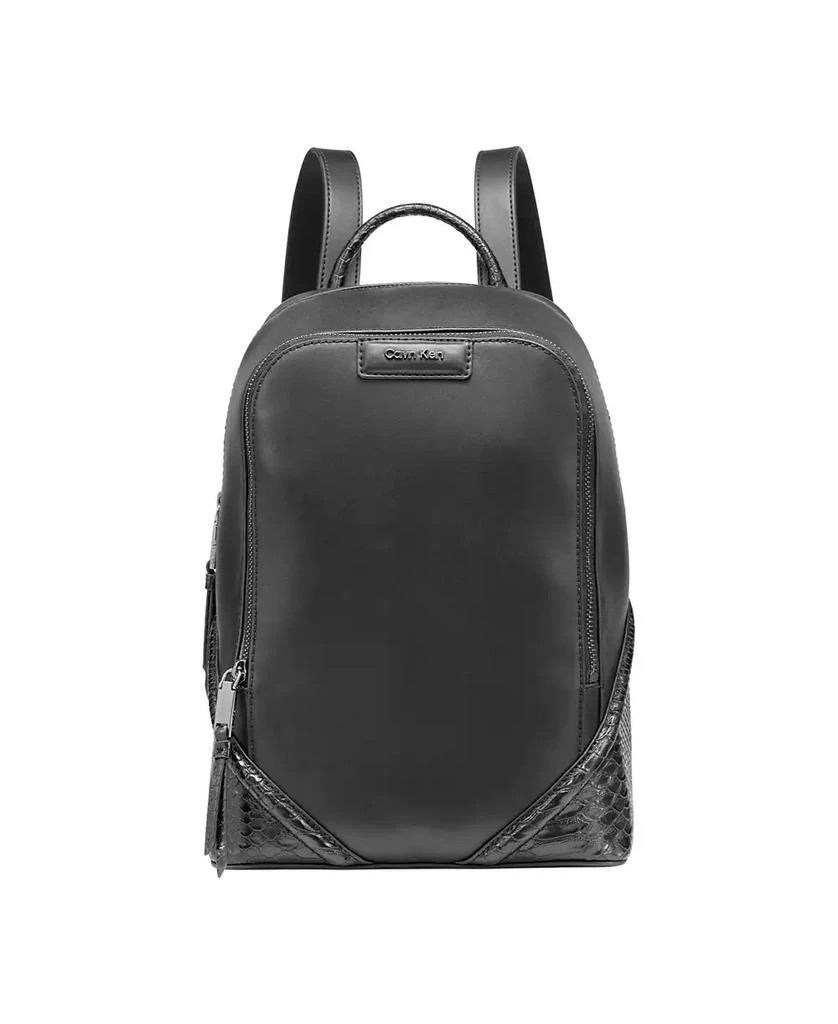 Calvin Klein Iver Mixed Material Zip-Around Backpack 1