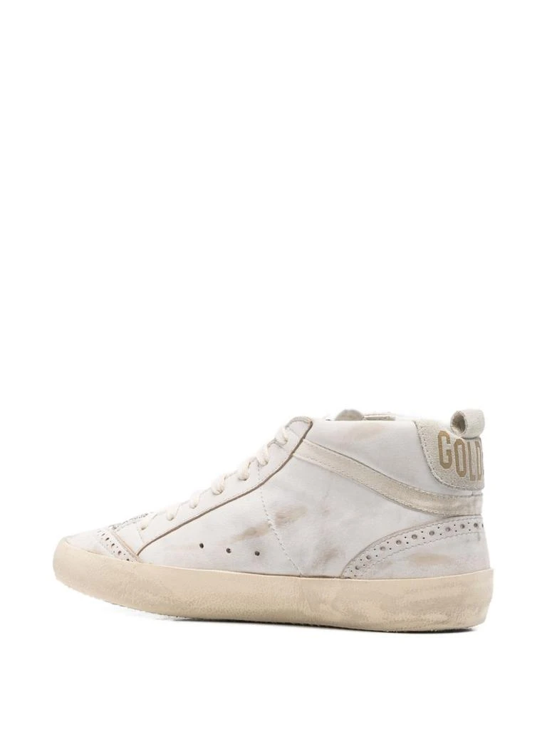Golden Goose Mid-Top Sneakers with Glitter Star 3