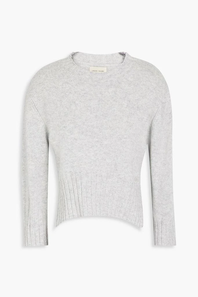 Loulou Studio Mora cropped cashmere sweater 1