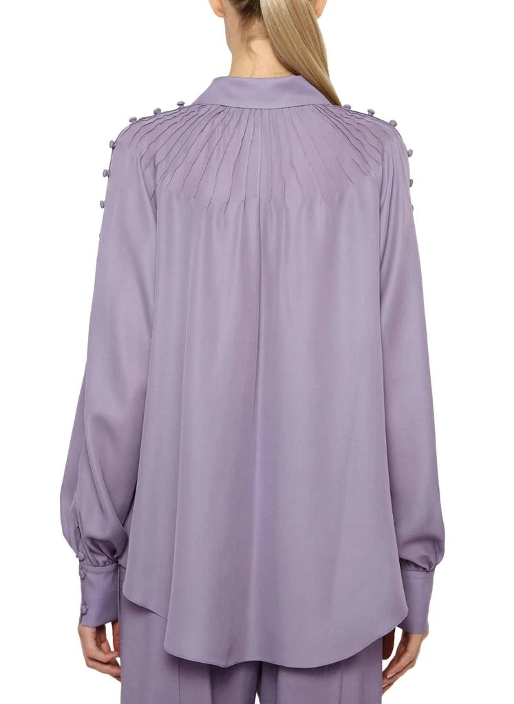 PRABAL GURUNG Prabal Gurung - Button Down Pintuck Poet Sleeve Blouse 3