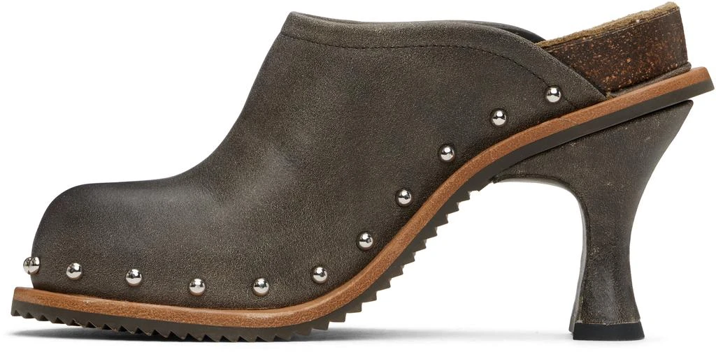 Diesel Brown D-Woodstock MI Clog Mules 3