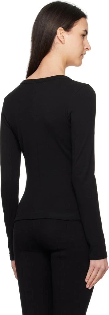 FLORE FLORE Black Iman Long Sleeve T-shirt 3