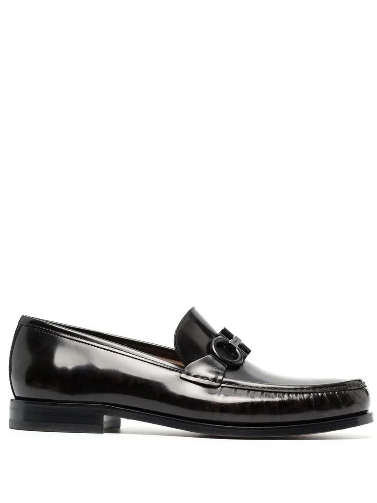 Shop Ferragamo Gancini Horsebit Loafers on Sale at  display picture 3