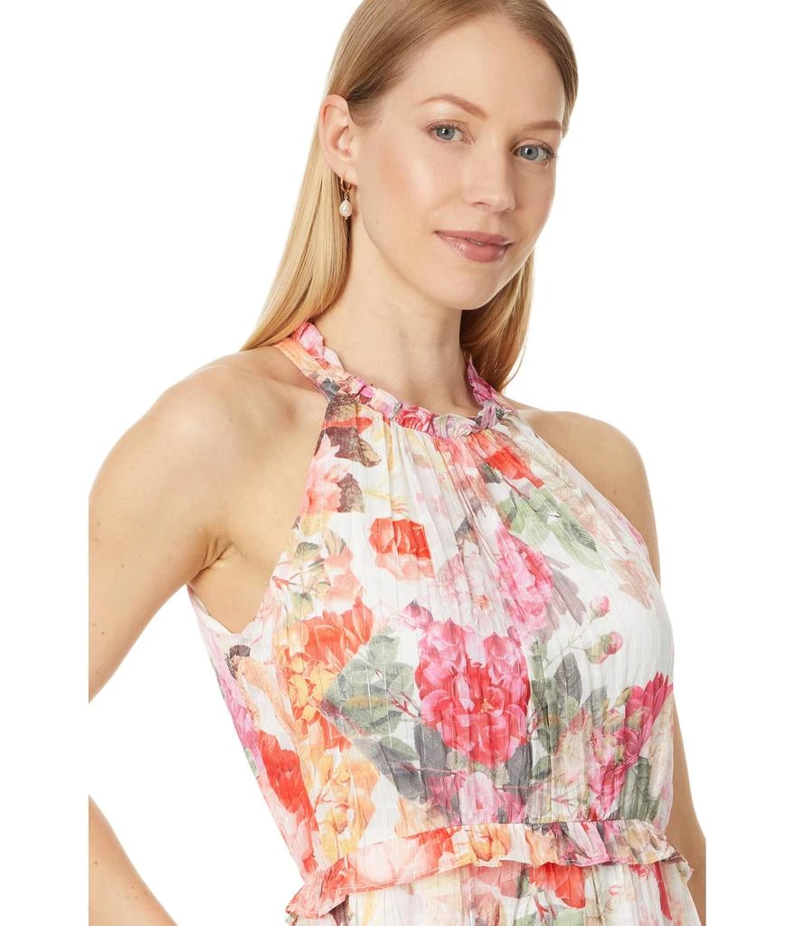 Vince Camuto Novelty Chiffon Halter Hi Lo Midi 3