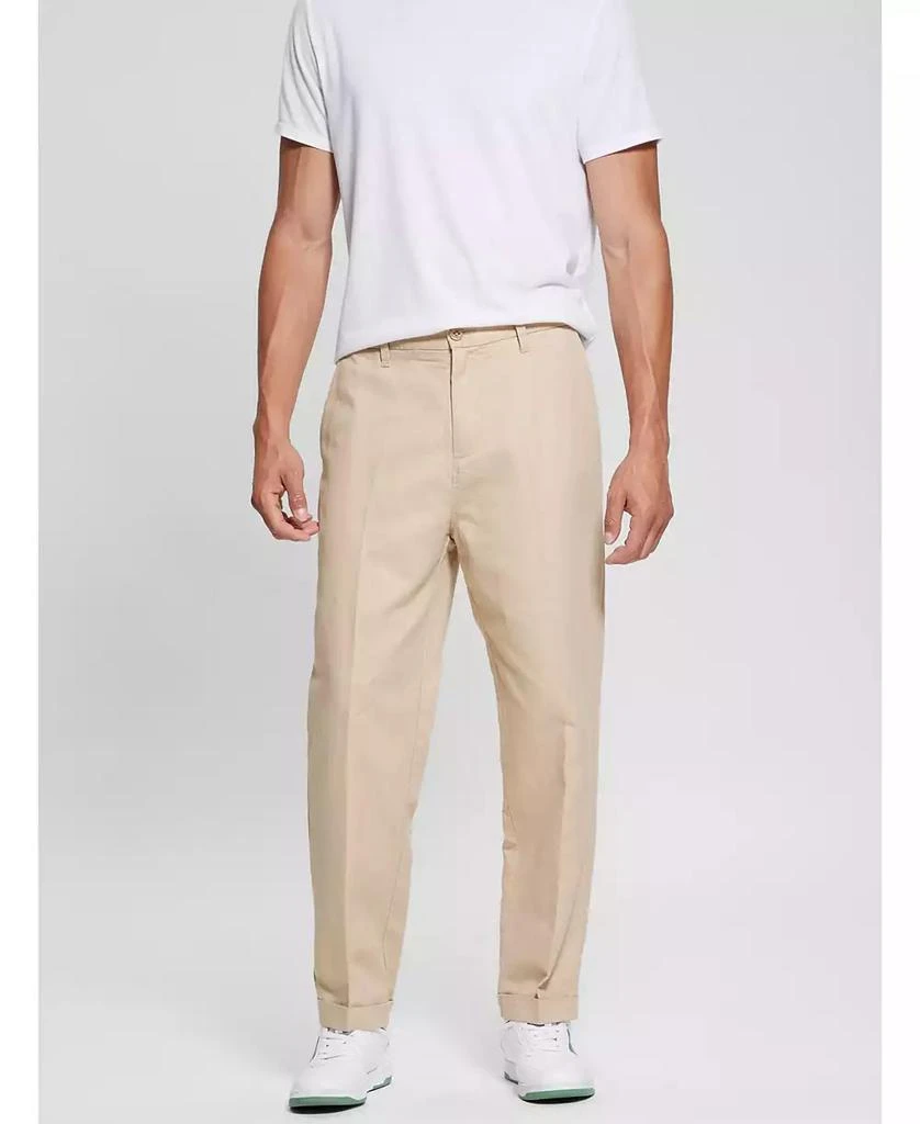 GUESS Men's Clement Twill Cropped Chino Pants 1