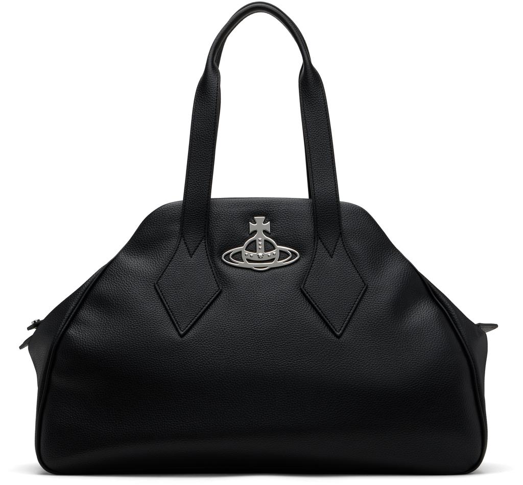 ★Vivienne Westwood★ Mini Yasmine Tote Bag Black 5C010005WL Vivienne Westwood Black Mini Yasmine Bag - Tote Bags
