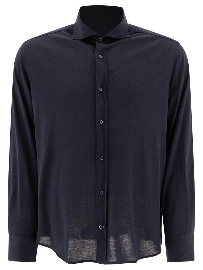 Brunello Cucinelli Brunello Cucinelli Buttoned Long-Sleeved Shirt from Cettire