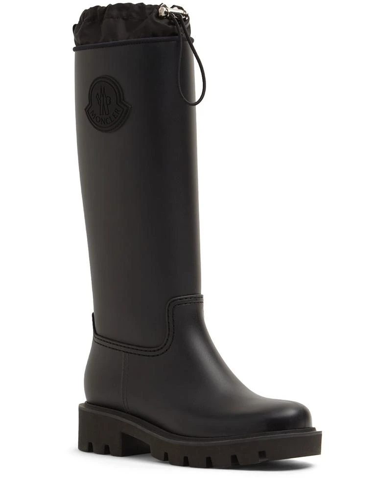 MONCLER 40mm Kickstream High Rubber Rain Boots 2