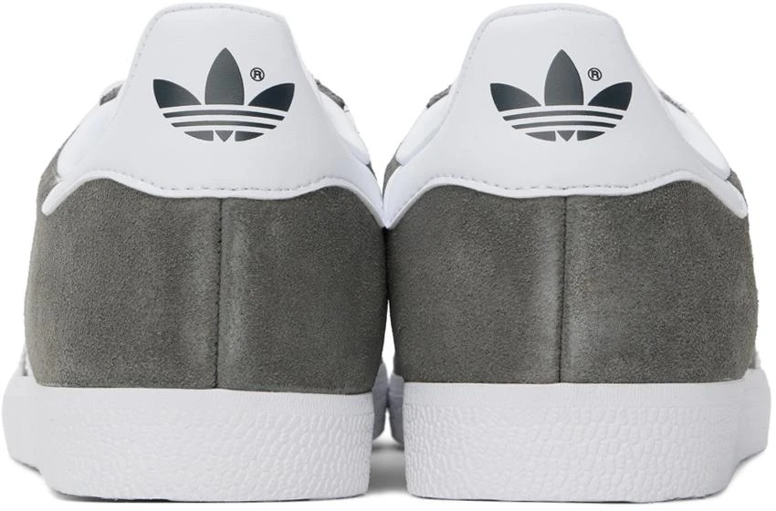 Adidas Gray & White Gazelle Sneakers 2