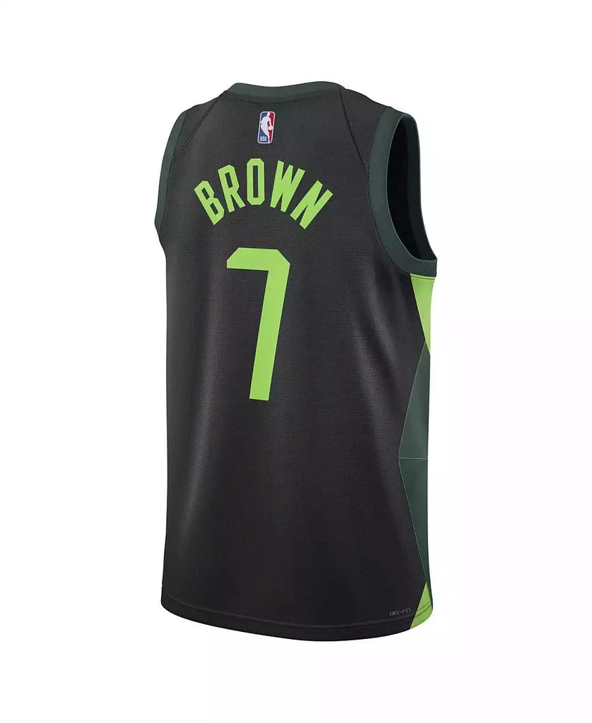 NIKE Men's and Women's Black Jaylen Brown Boston Celtics 2024/25 City Edition Finished Swingman Jersey 2