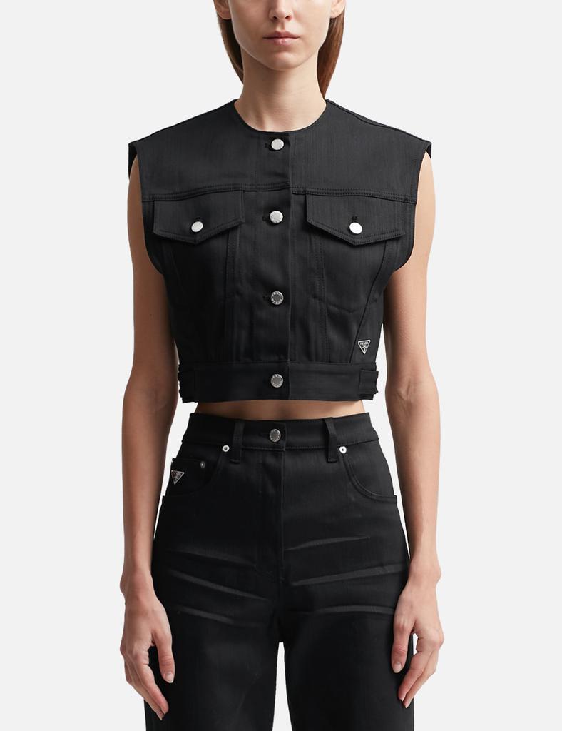 【送料&関税込】Prada Denim Vest Prada Denim Vest | italist