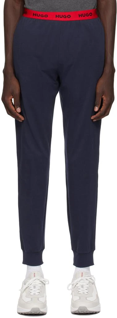 Hugo Navy Two-Pocket Pyjama Pants 1